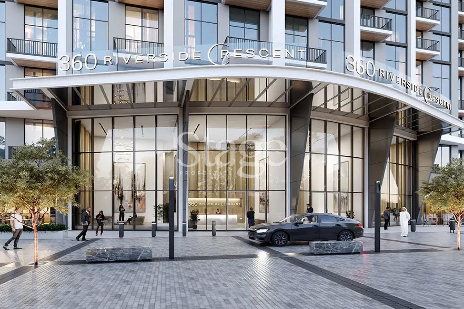 Lagoon view 1 bedroom apartment for sale in MBR city