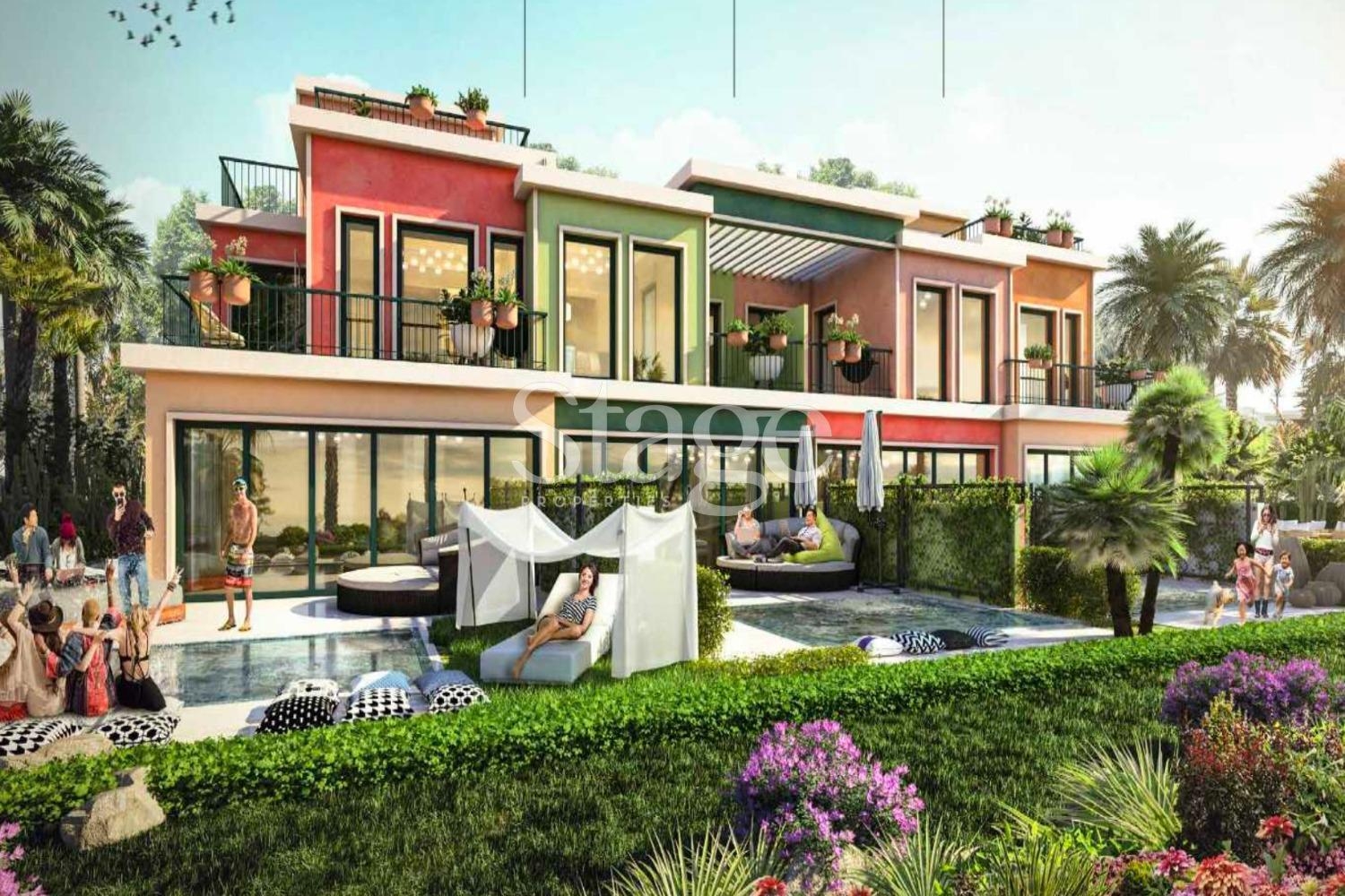 فيلا من ٥ غرف نوم للبيع في دماك  لاغون، Dubai stage-9961363