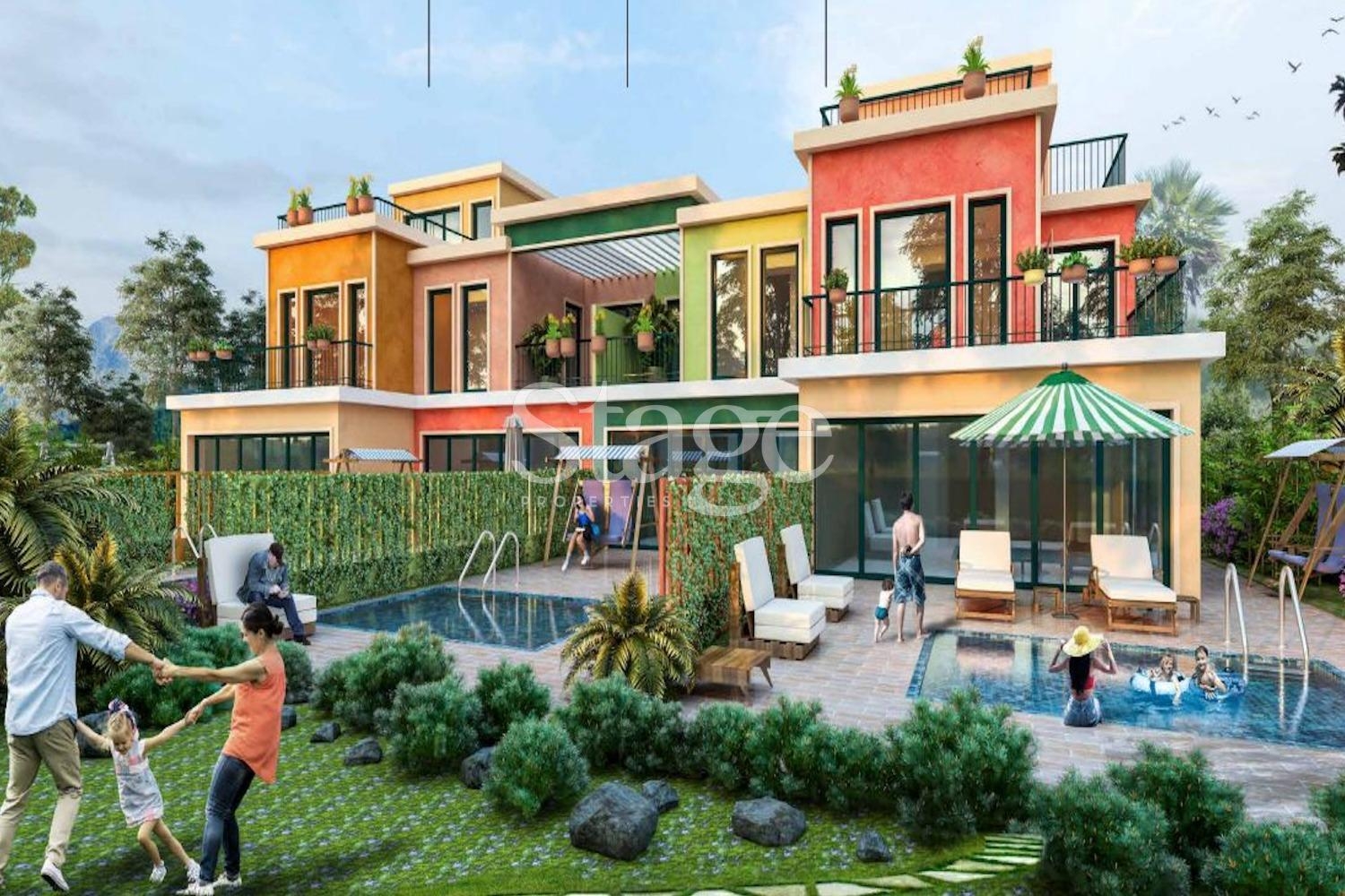 فيلا من ٥ غرف نوم للبيع في دماك  لاغون، Dubai stage-9961363