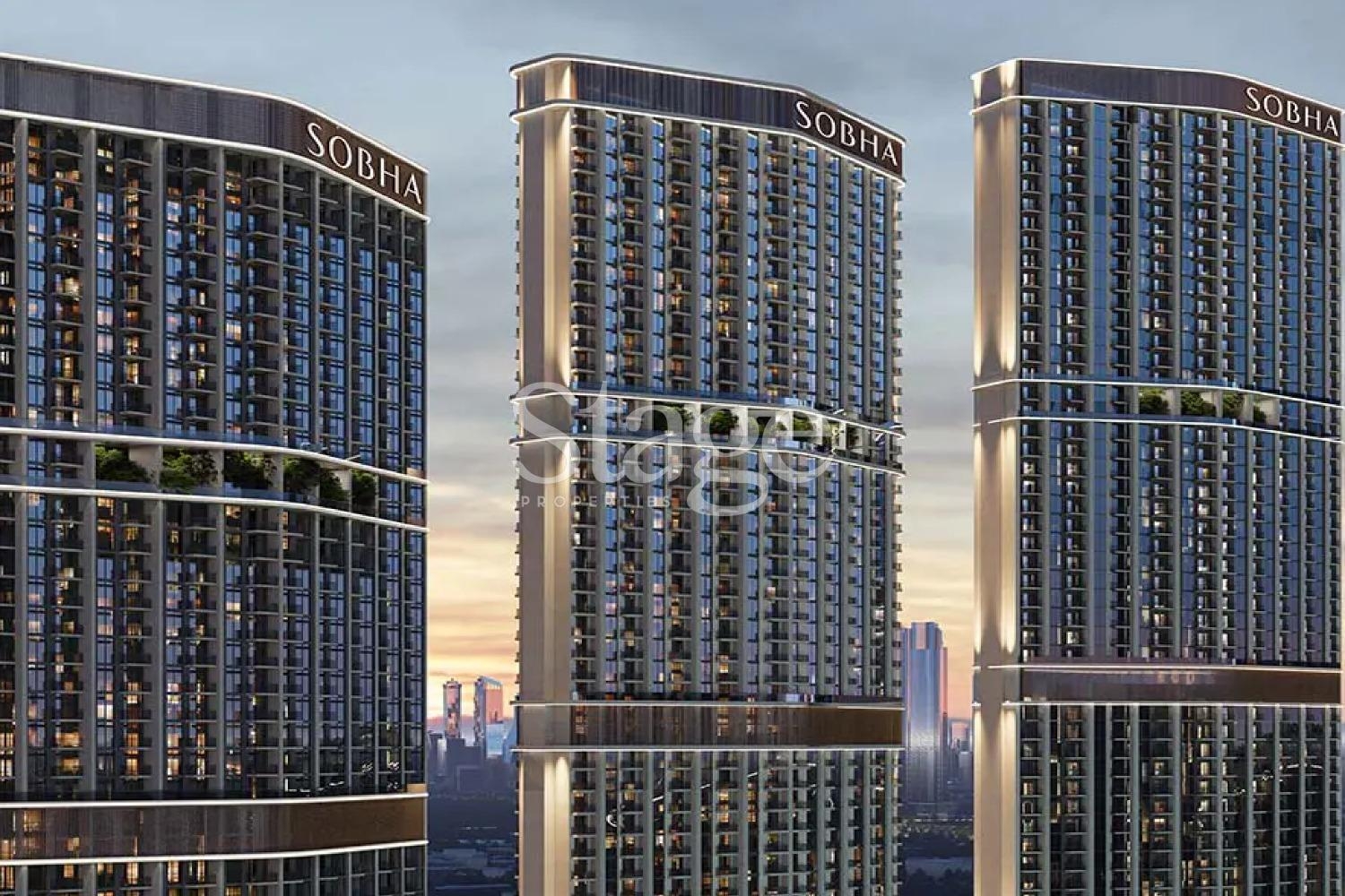 Lagoon view 1 bedroom apartment for sale in MBR city