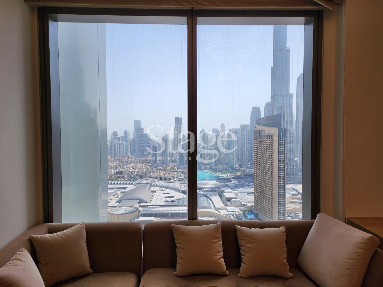 Burj view 2 bedroom apartment for rent in Downtown Dubai