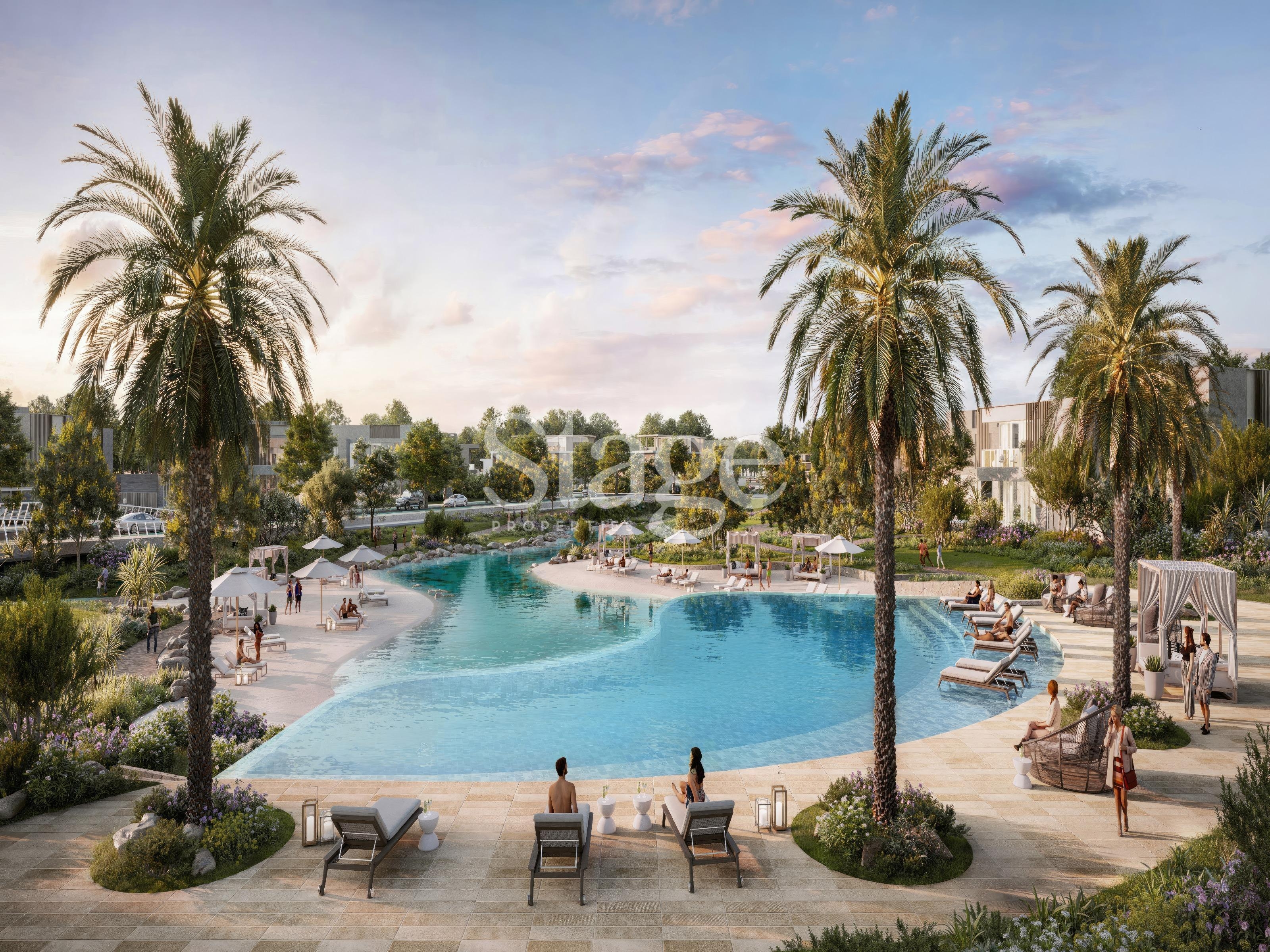 Luxurious 5 bedrooms villa for sale in Dubai Land