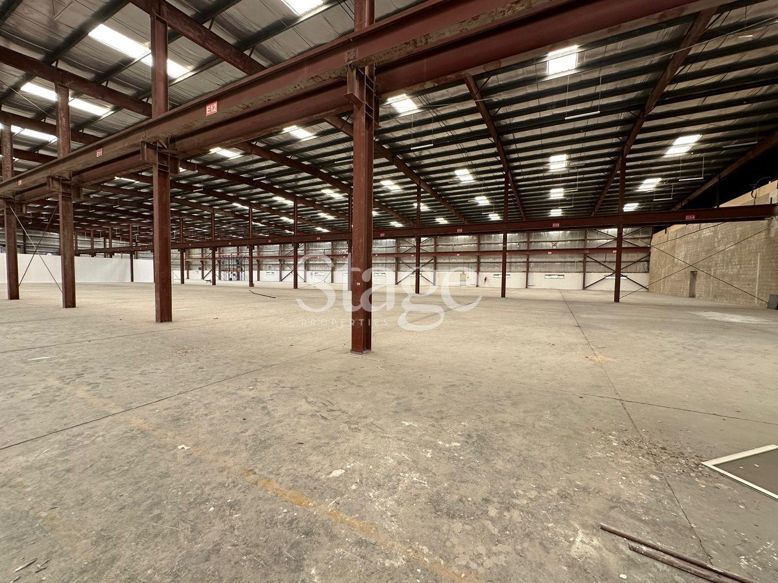 Full compound warehouse for rent in Dubai Investment Park