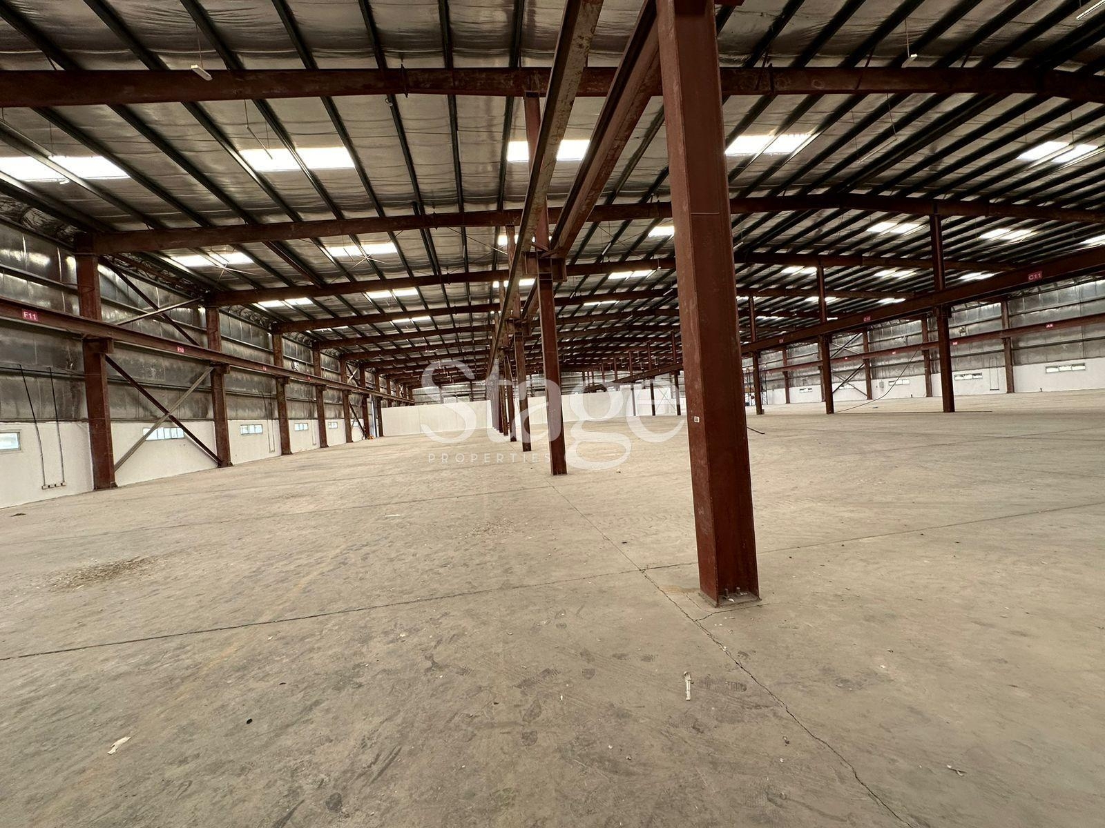 Full compound warehouse for rent in Dubai Investment Park