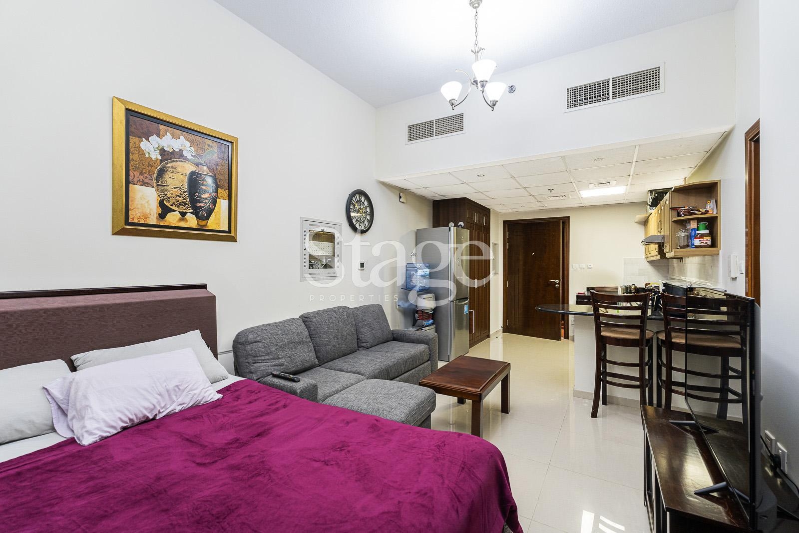 Furnished studio for sale in Dubai Sports City