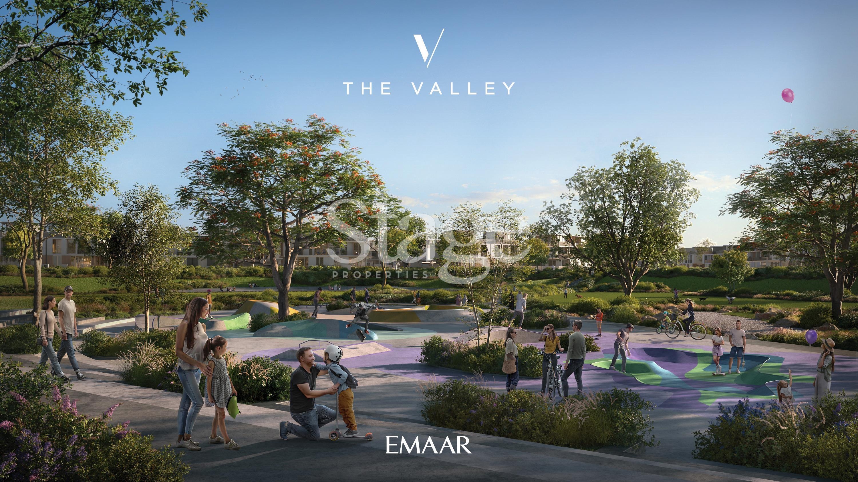 تاون هاوس من ٣ غرف نوم للبيع في The Valley، Dubai stage-9491507