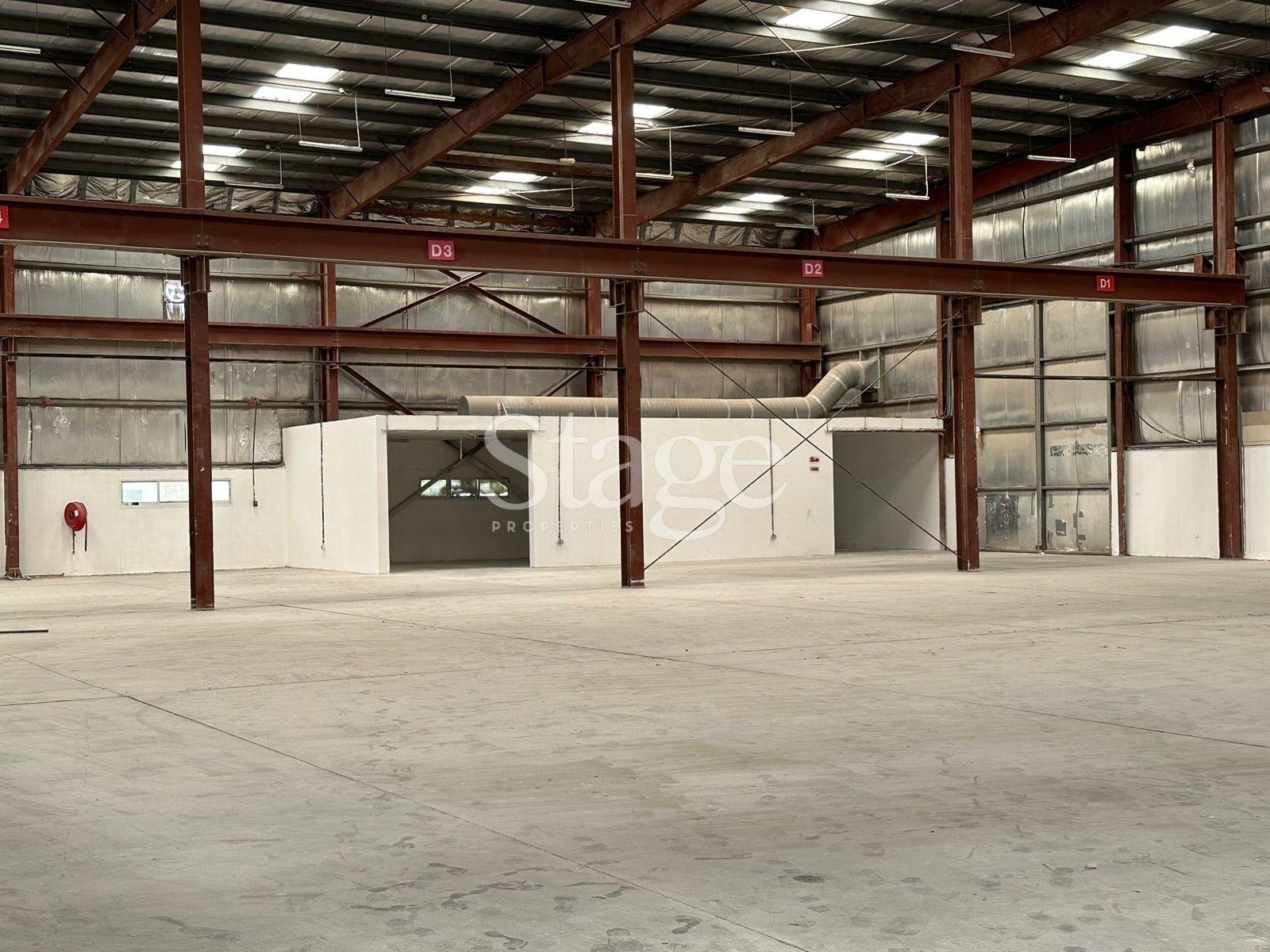 Full compound warehouse for rent in Dubai Investment Park