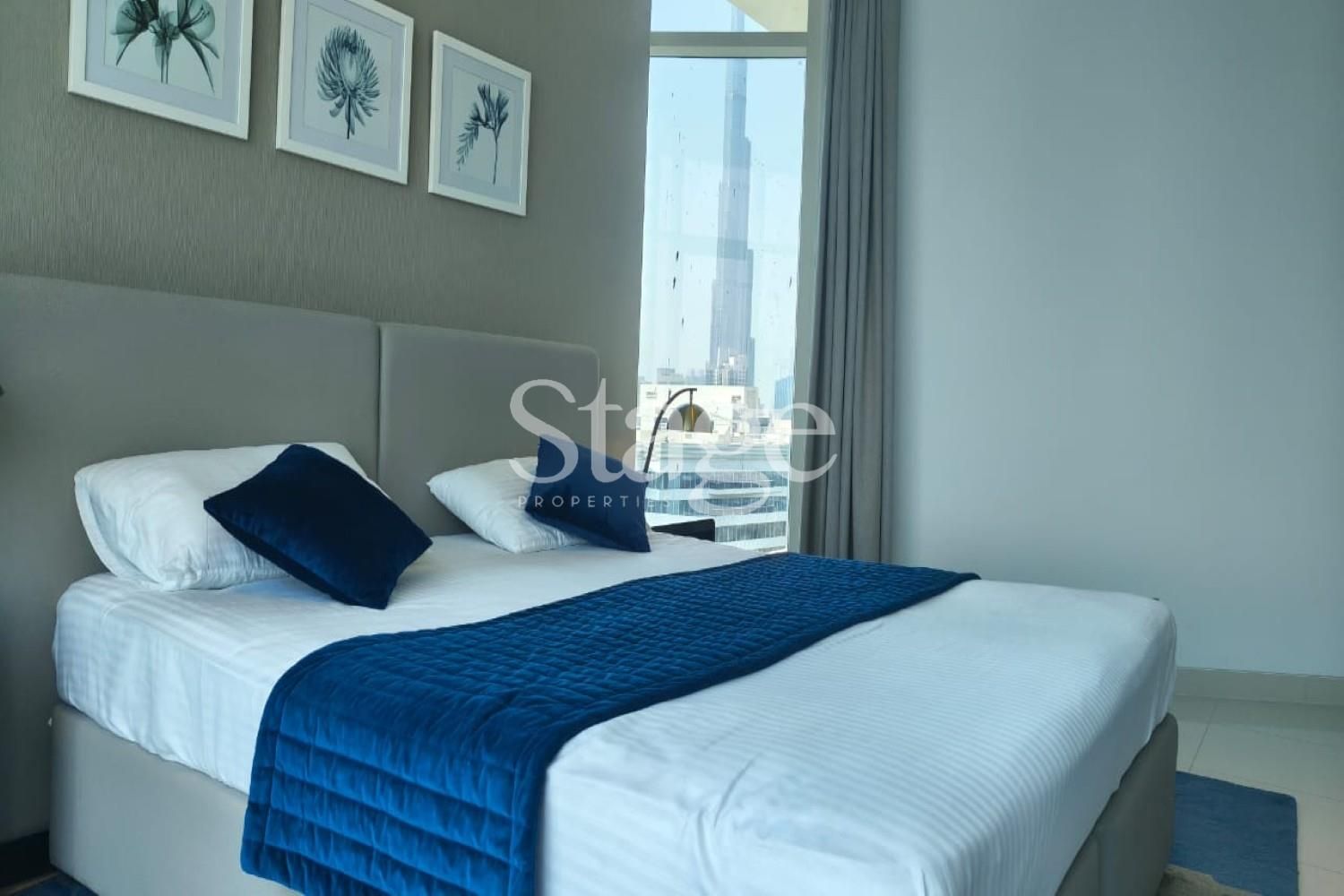 Burj Khalifa Views | Gym, Pool Hot Tub | Furnished