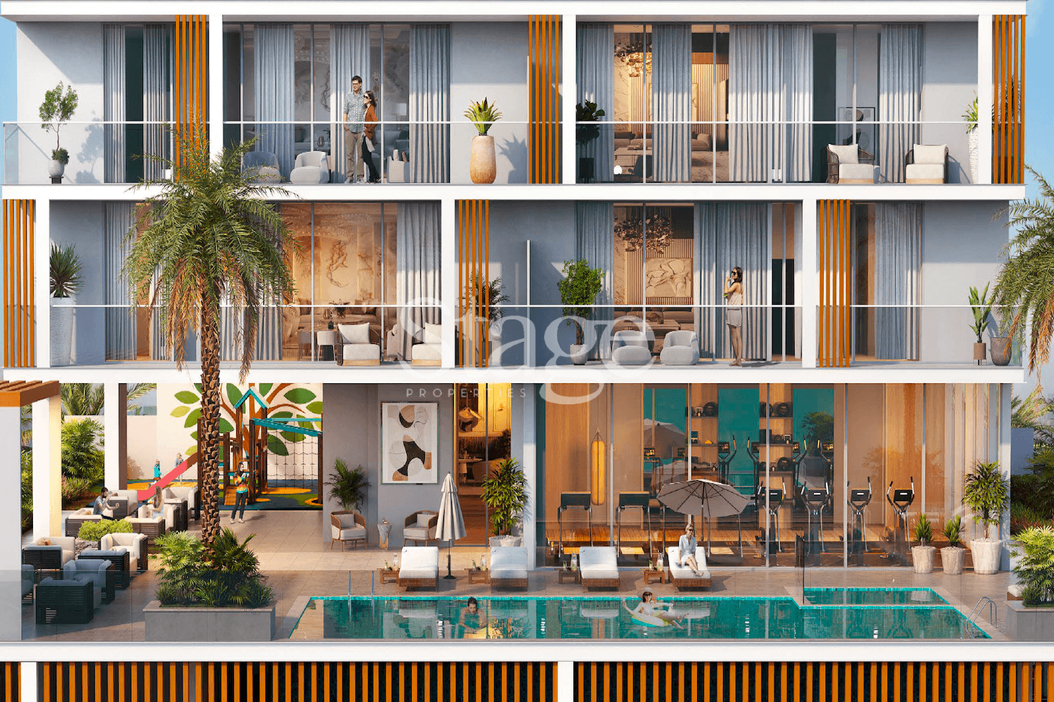 شقة من غرفة نوم للبيع في الفرجان، Dubai AP9028S