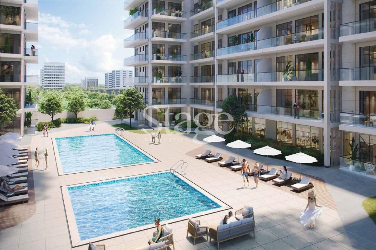 دوبلكس من ٣ غرف نوم للبيع في الفرجان، Dubai DX9043S