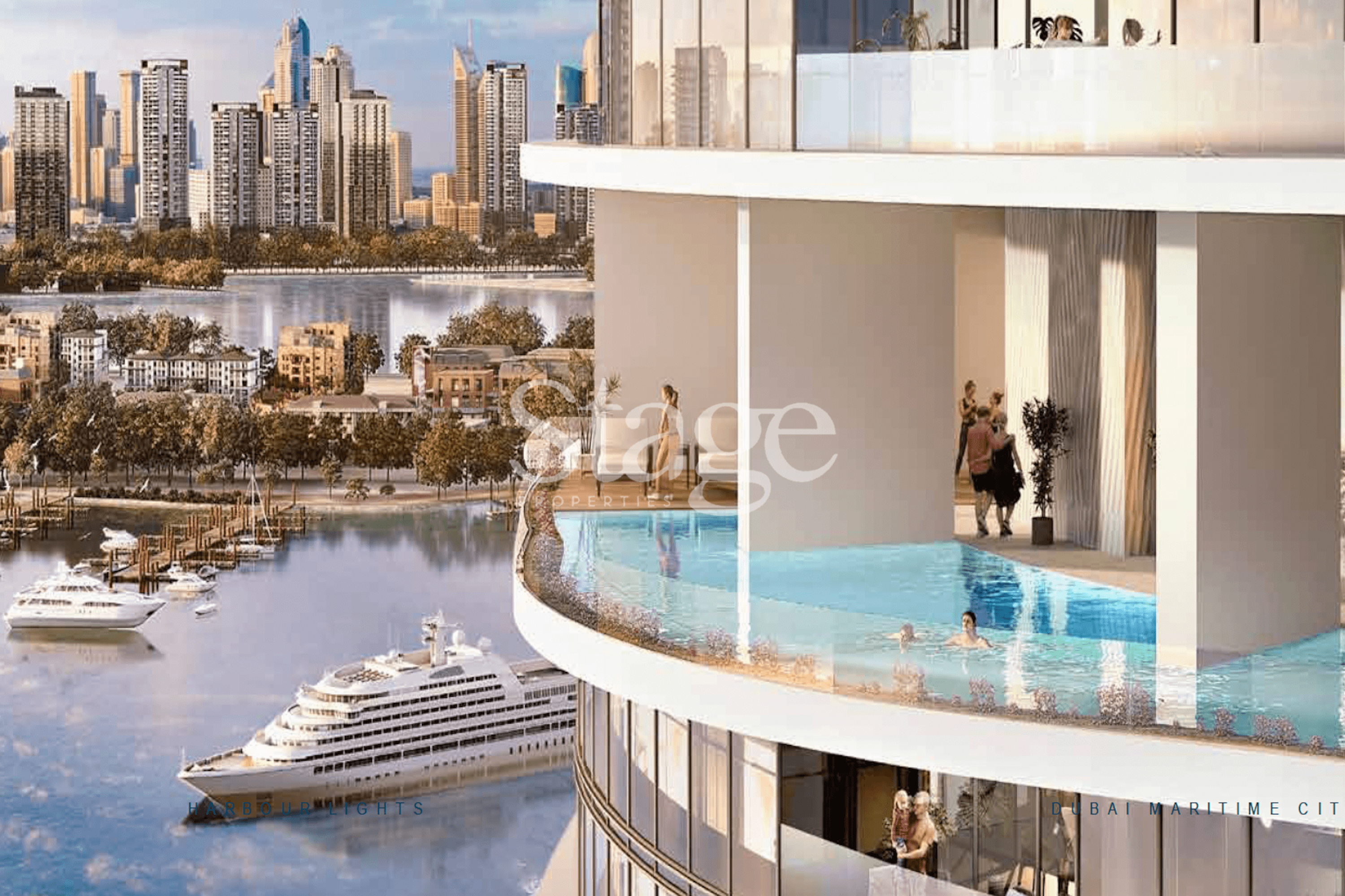 شقة من غرفة نوم للبيع في Maritime City، Dubai AP8851S