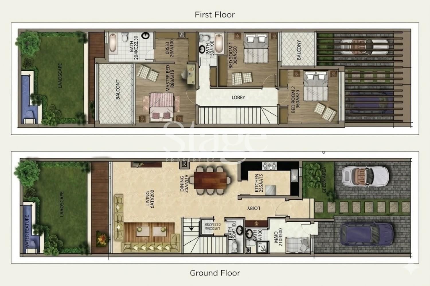 3 bedrooms Townhouse for Rent in Al Furjan, Dubai TH9264L