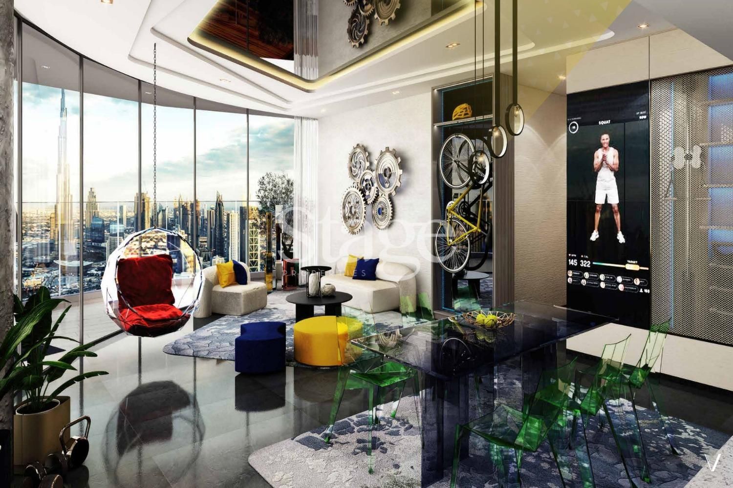 شقة من غرفتي نوم للبيع في Downtown Dubai، Dubai AP7724S