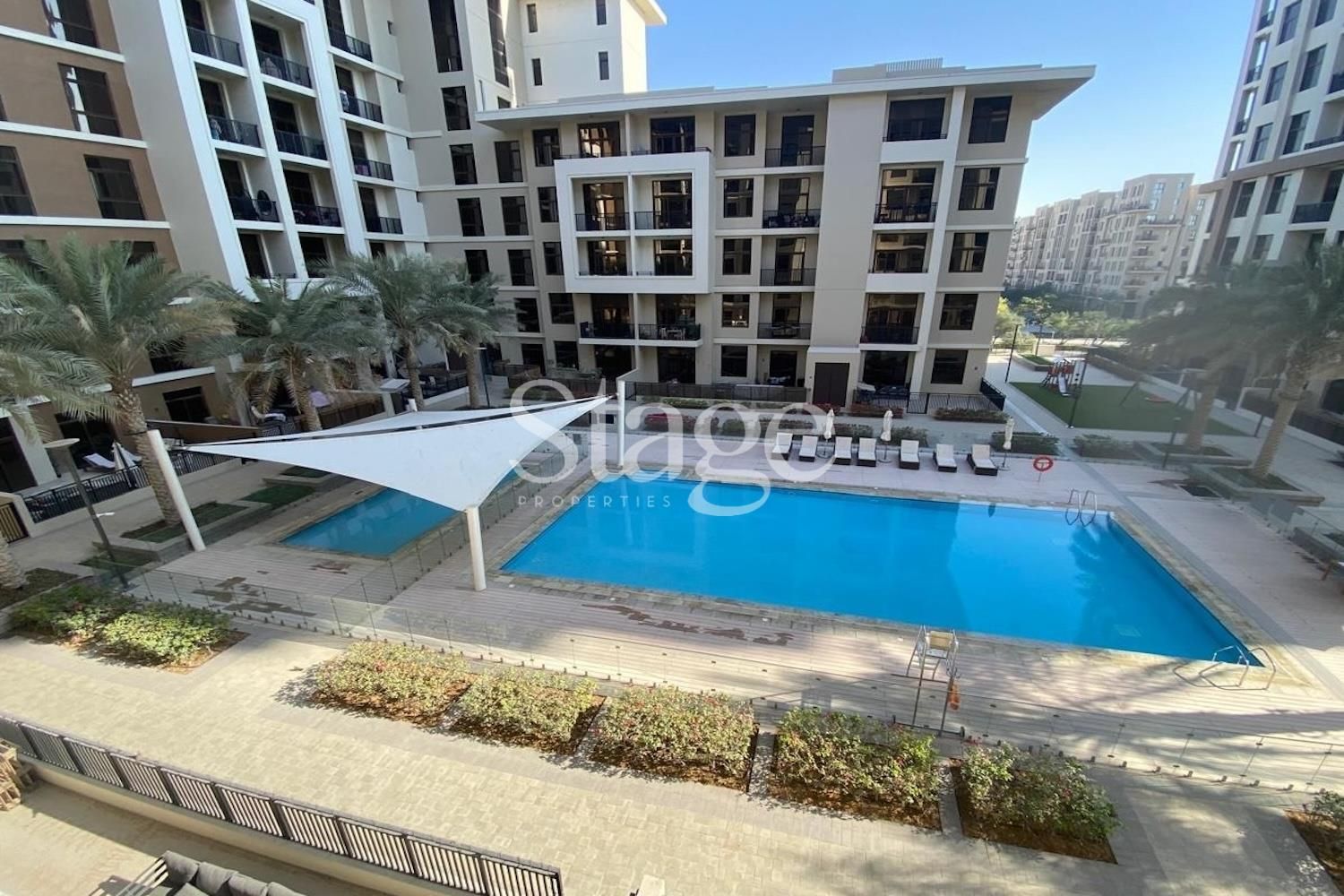 Semi furnished l Spacious Layout l Pool View