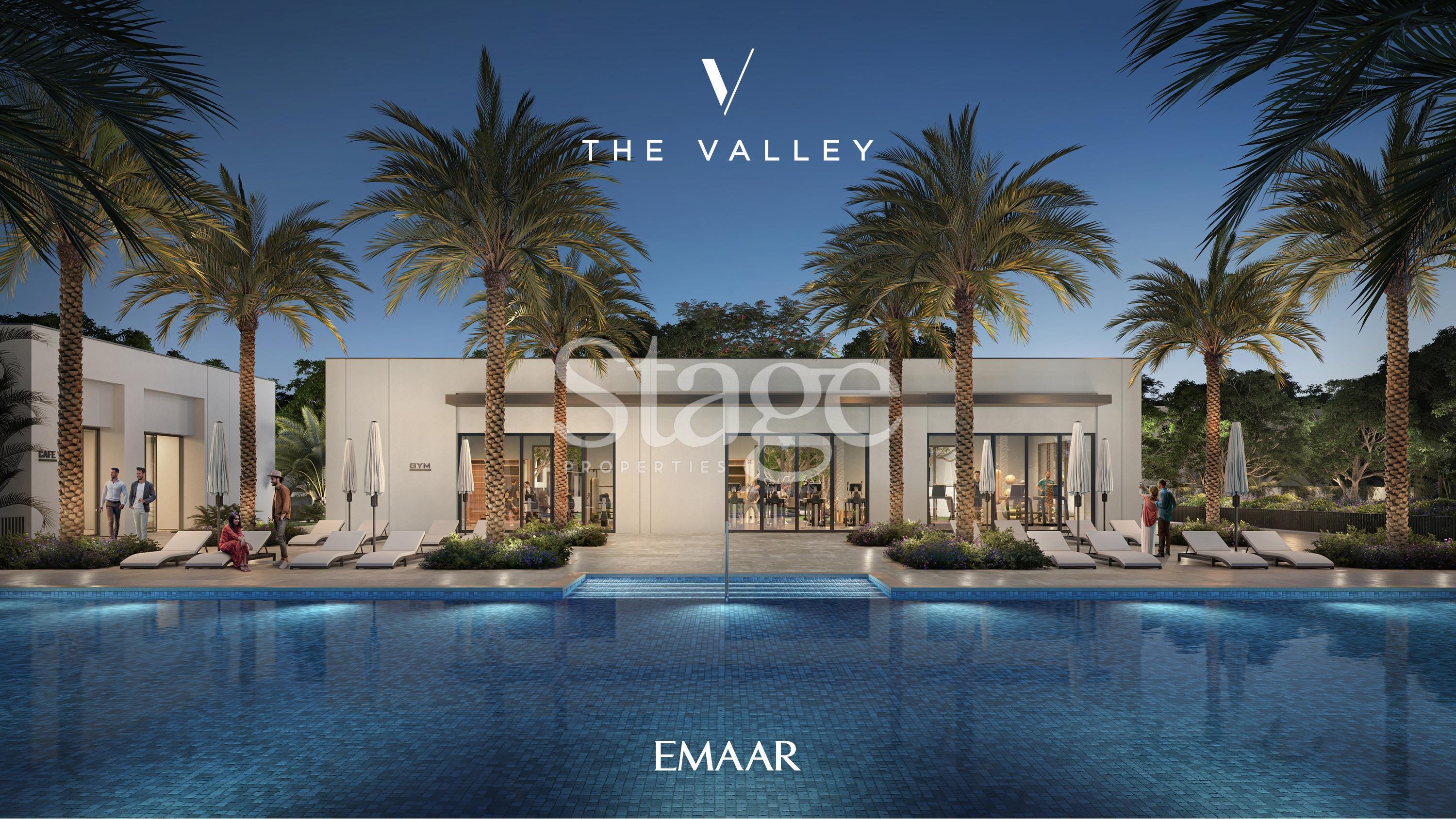 تاون هاوس من ٣ غرف نوم للبيع في The Valley، Dubai stage-9491507