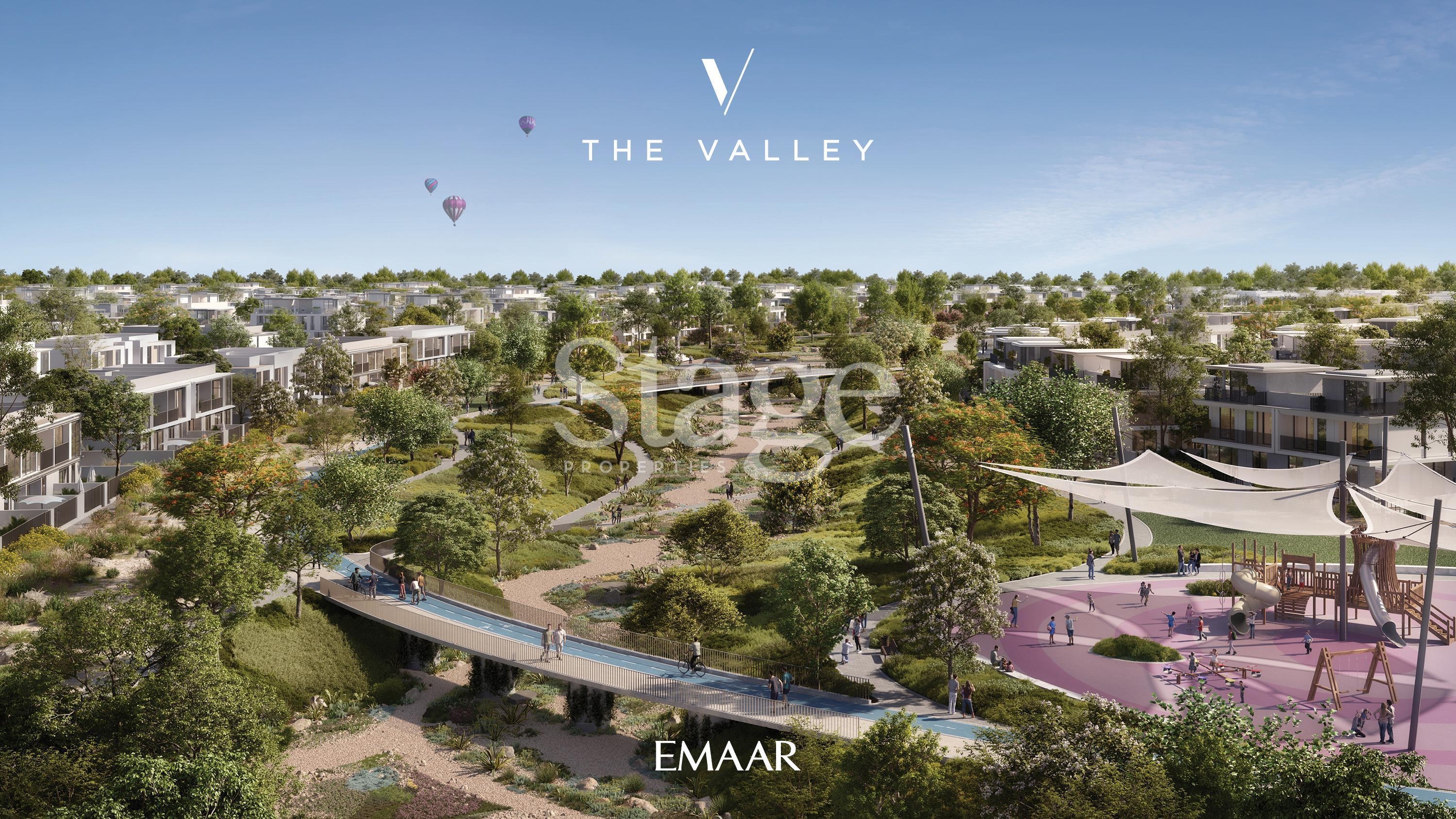 تاون هاوس من ٣ غرف نوم للبيع في The Valley، Dubai stage-9491507