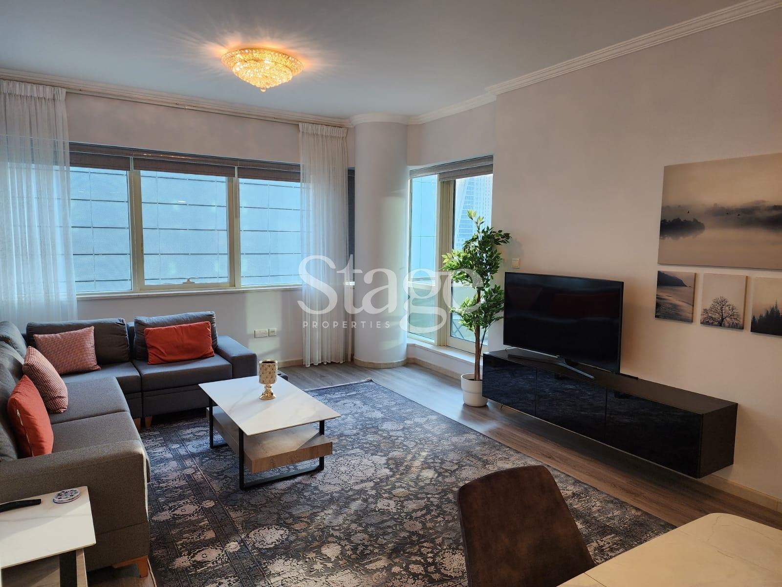 Furnished 1 bedroom apartment for rent in Dubai Marina